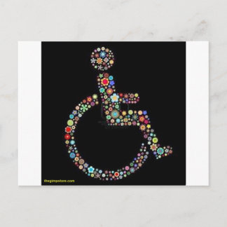 Carte Postale wheelchair_funky_zazzle.jpeg