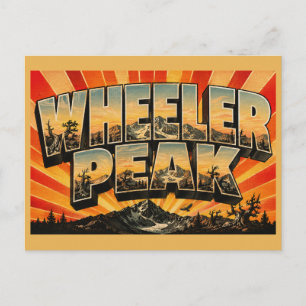 Carte Postale Wheeler Peak Nevada Glacier alpin Pin Bristlecone