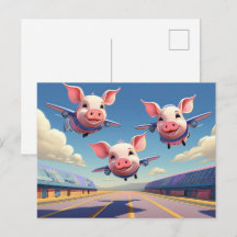 When Pigs Fly Funny Pigs Airport