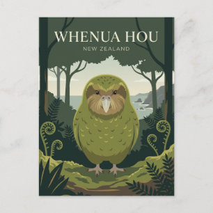 Carte Postale Whenua Hou (île de Codfish) Nouvelle-Zélande