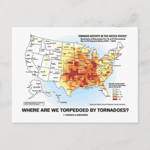 Carte Postale Where Are We Torpedoed By Tornadoes ?