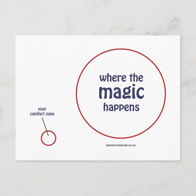 Carte Postale 'Where The Magic Happens' Postcard (Devant)