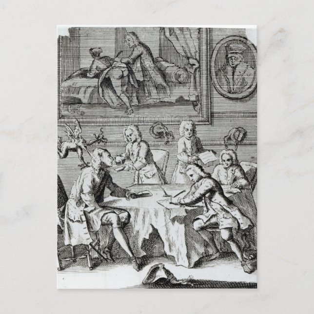 Carte Postale Whig Satire sur les négociations (Devant)