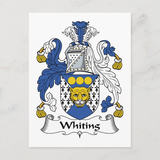 Carte Postale Whihiking Family Crest (Devant)
