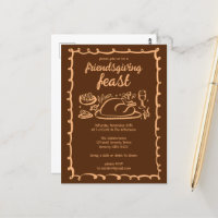 Whimsgiving Friendsgiving Dîner sur mesure