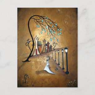 Carte postale Whimsical Creeper Village