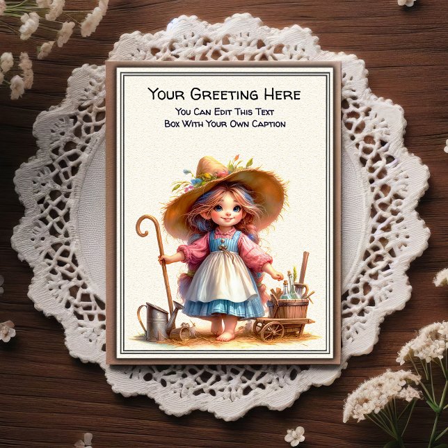 Carte Postale Whimsical Everyday Sentiment Storybook Art   (Créateur téléchargé)