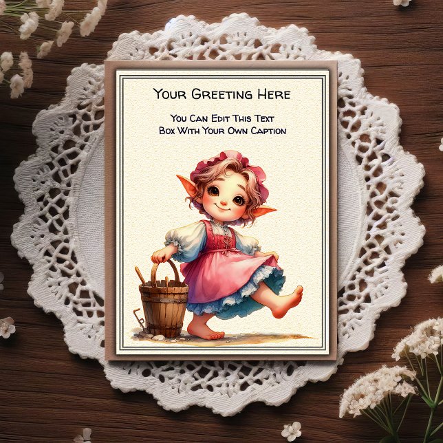 Carte Postale Whimsical Everyday Sentiment Storybook Art   (Créateur téléchargé)