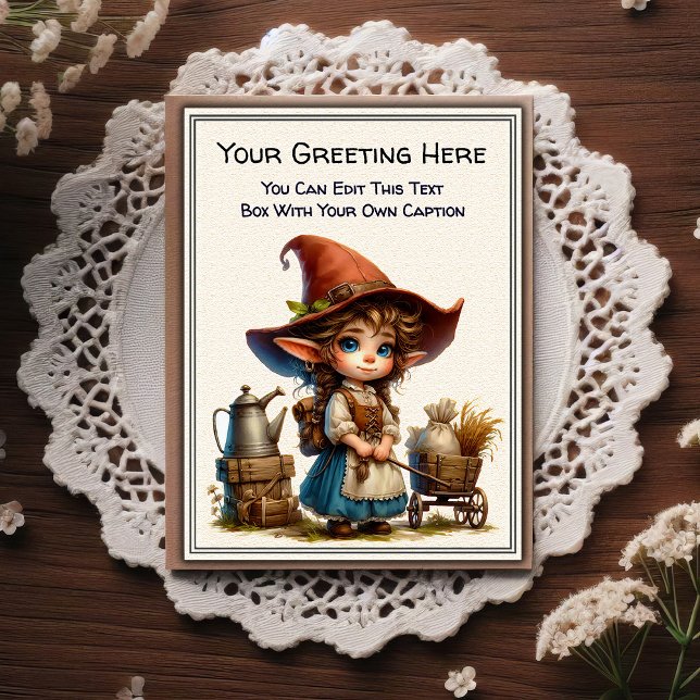 Carte Postale Whimsical Everyday Sentiment Storybook Art   (Créateur téléchargé)