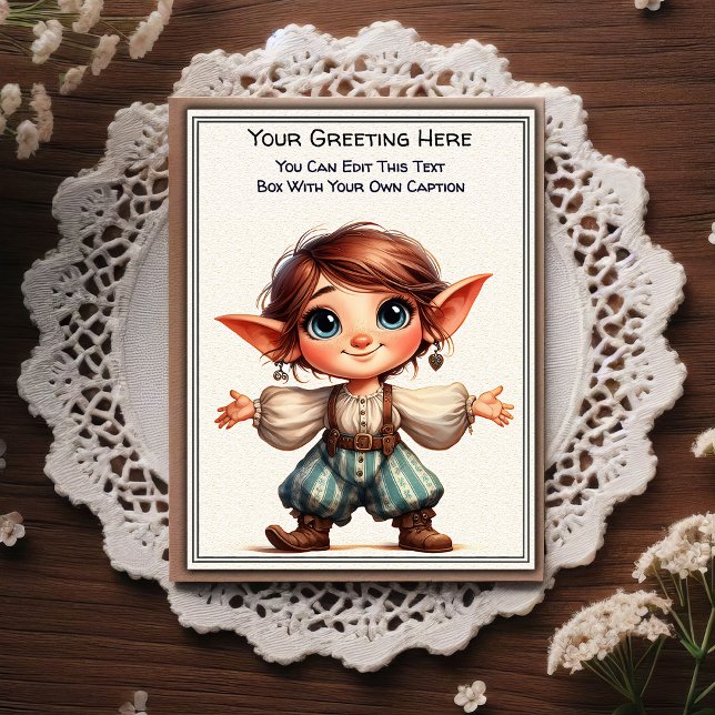 Carte Postale Whimsical Everyday Sentiment Storybook Art   (Créateur téléchargé)