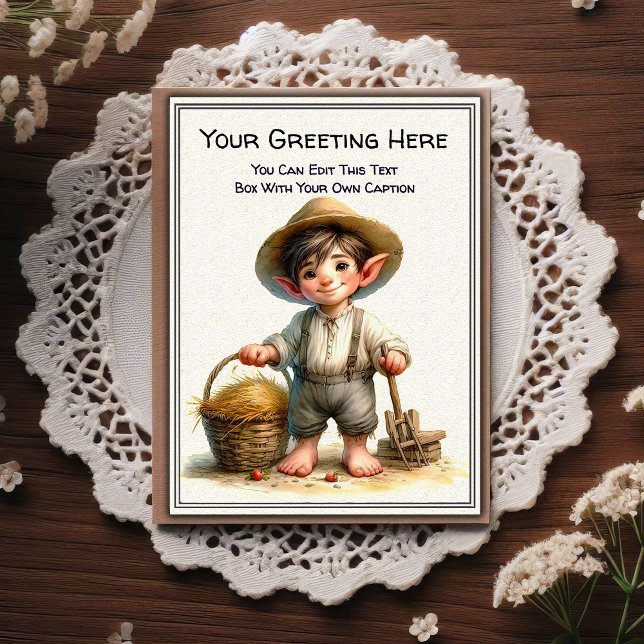 Carte Postale Whimsical Everyday Sentiment Storybook Art   (Créateur téléchargé)