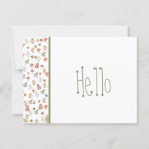 Whimsical Red Green Champignons Brown et Acorn