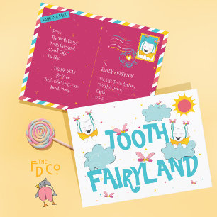 Carte Postale Whimssun Fun Jolie Tooth Fairyland