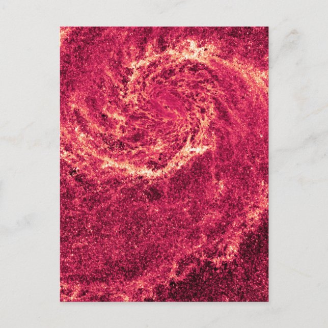 Carte Postale Whirlpool infrarouge Galaxy Messier 51a NGC 5194 (Devant)