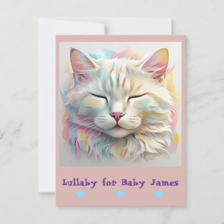 CARTE POSTALE " WHISKERS IN BLOOM "