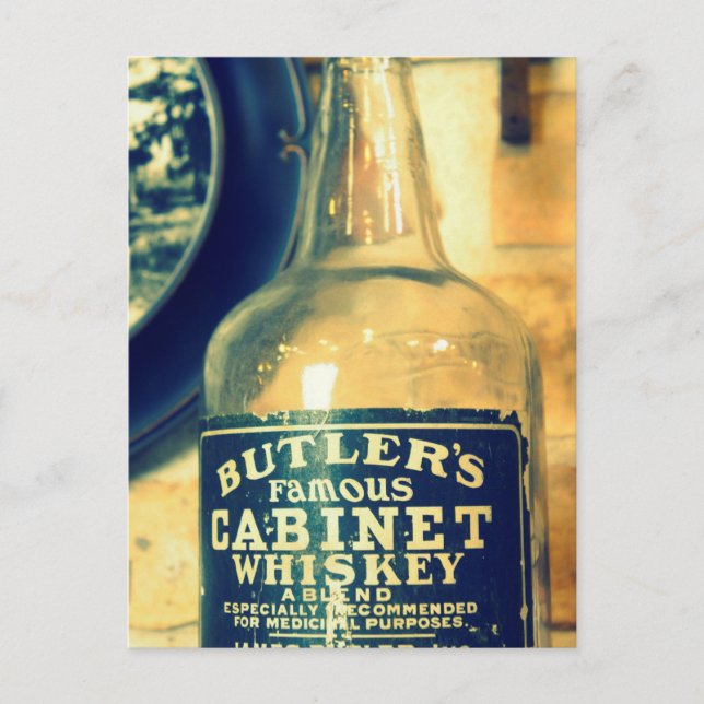 Carte Postale Whiskey vintage (Devant)