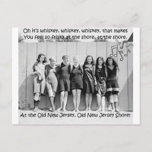 Carte Postale Whiskey Vous Fait Friskey À L'Ancien NJ Shore
