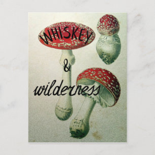 Carte Postale Whiskey & Wilderness Toadstool