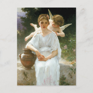 Carte Postale Whisperings of Love, William Adolphe Bouguereau