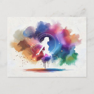 Carte Postale Whispers d'une âme arc-en-ciel