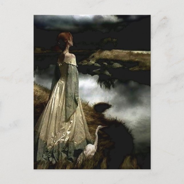 Carte Postale « Whispers on the Wind » par Edward Robert Hughes (Devant)