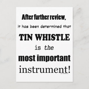 Carte Postale Whistler Tin Instrument le plus important