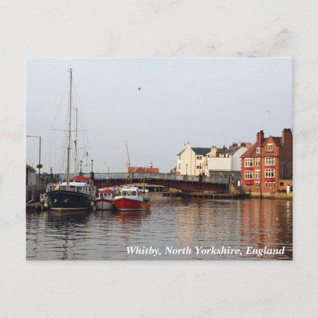 Carte postale Whitby Harbour (Devant)