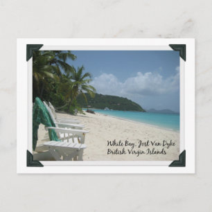 Carte postale White Bay, Jost Van Dyke, BVI