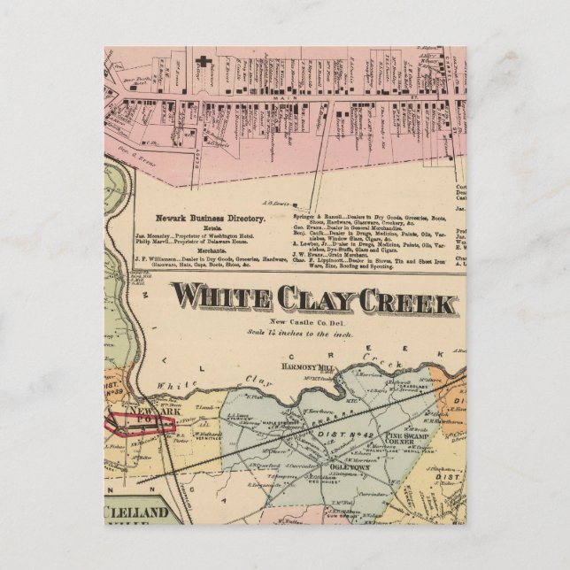 Carte Postale White Clay Creek, Newark (Devant)