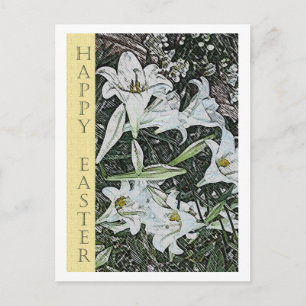Carte postale White Lilies Pâques