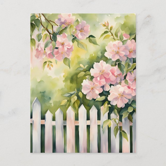Carte Postale White Picket Fence (Devant)