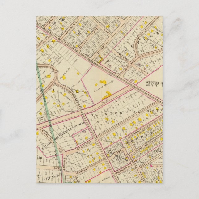 Carte Postale White Plaines wards 2-3, New York (Devant)