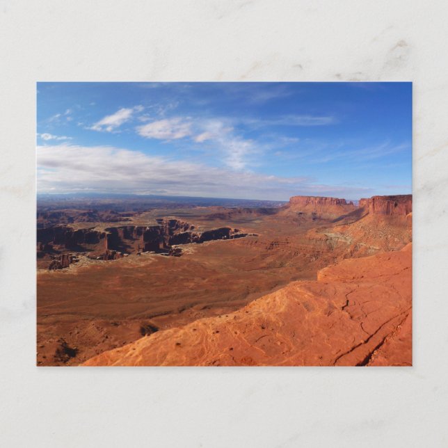 Carte Postale White Rim Vue sur le parc national des Canyonlands (Devant)