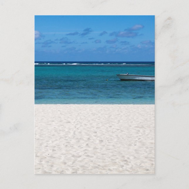 Carte Postale White Sand beach of Malope Flac Mauritius overloo (Devant)
