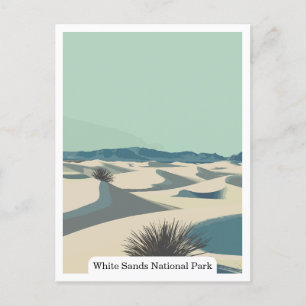 Carte Postale White Sands National Park, Nouveau-Mexique USA