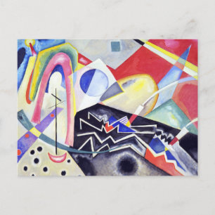 Carte Postale White Zig Zags, 1922 par Wassily Kandinsky