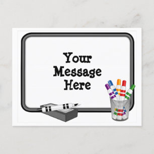 Carte postale Whiteboard