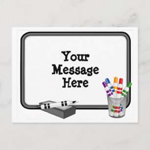 Carte postale Whiteboard
