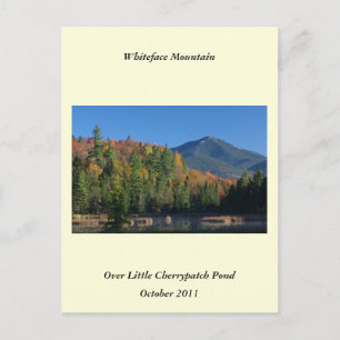 Carte Postale Whiteface Mountain sur Little Cherrypatch Pond