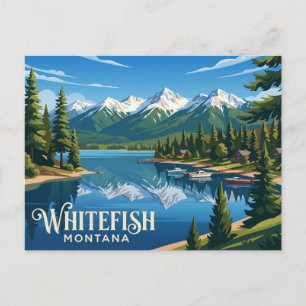 Carte Postale Whitefish USA