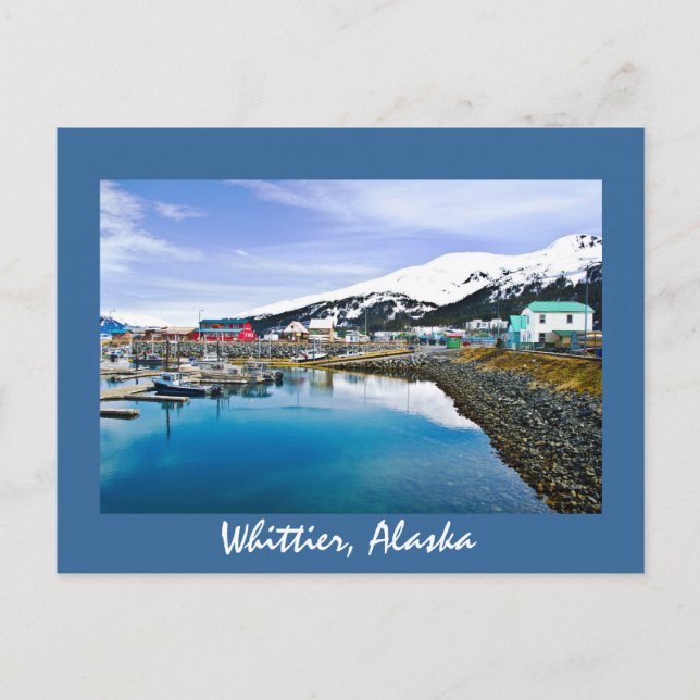 Carte Postale Whittier, Alaska, États-Unis (Devant)