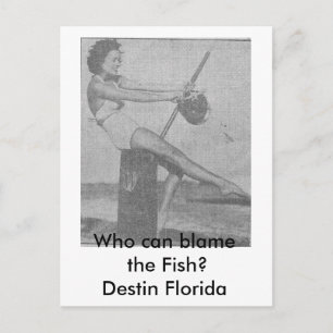Carte postale Who_can_blâmer_the_fish Destin