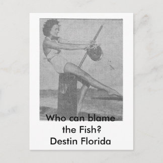 Carte postale Who_can_blâmer_the_fish Destin