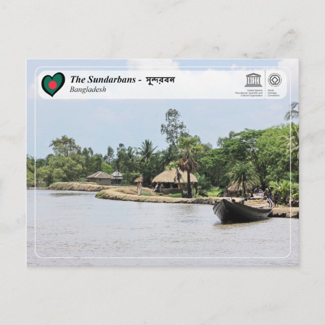 Carte Postale WHS UNESCO - Les Sundarbans (Devant)