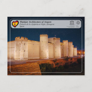 Carte Postale WHS UNESCO - Palacio de la Aljafería