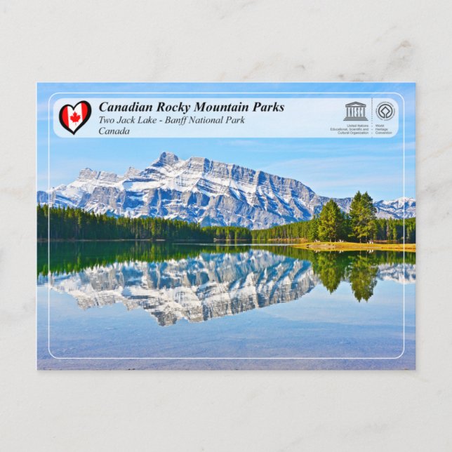 Carte Postale WHS UNESCO - Parc national Banff (Devant)
