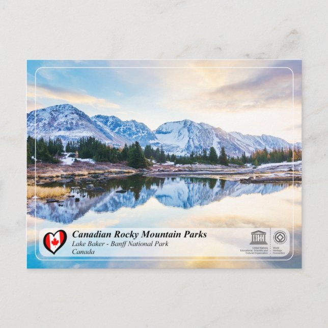 Carte Postale WHS UNESCO - Parc national Banff (Devant)