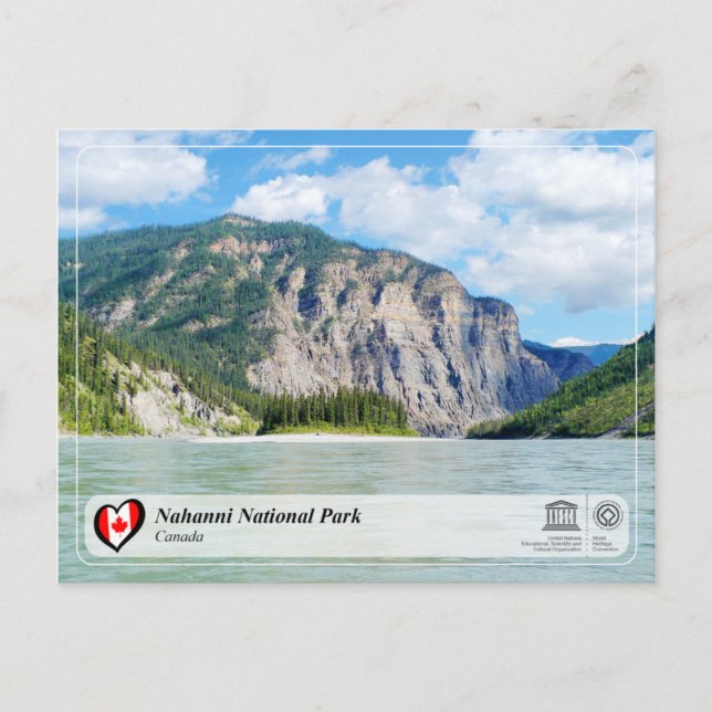 Carte Postale WHS UNESCO - Parc national de Nahanni (Devant)