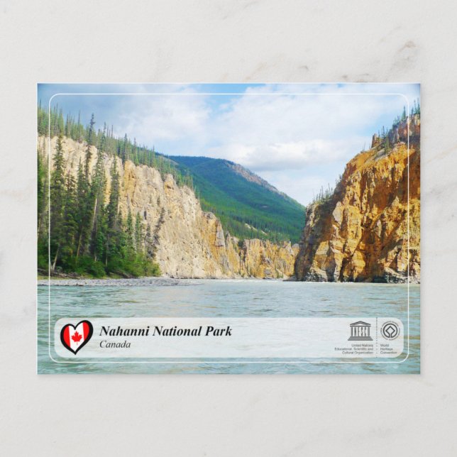 Carte Postale WHS UNESCO - Parc national de Nahanni (Devant)