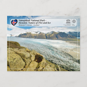 Carte Postale WHS UNESCO - Parc national de Vatnajökull